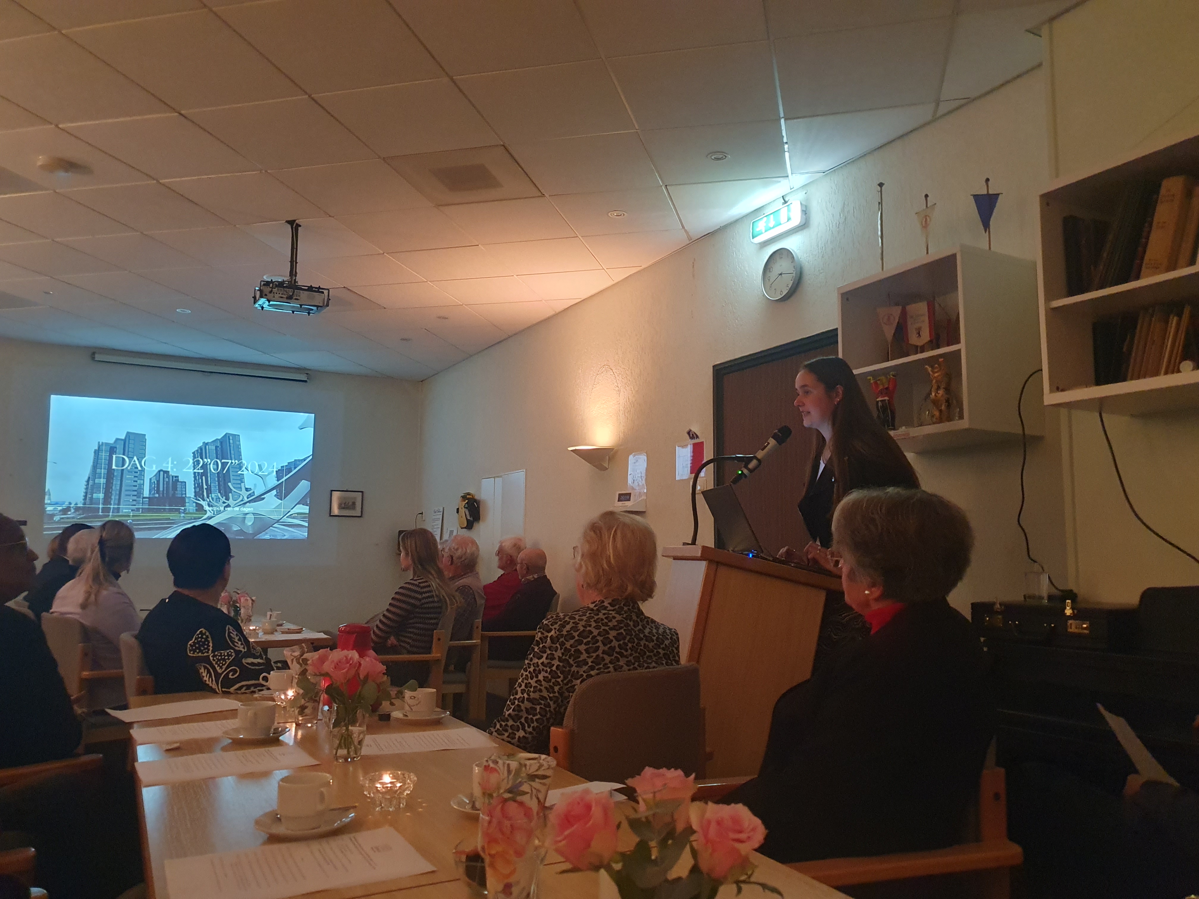 Delegate deelt ervaringen tijdens terugkomavond EYT 2024